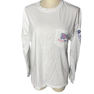 Pink Pony Mackinac Island Yacht Long Sleeve Tee size Medium
